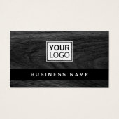 Dunkelholz-Korn-Logo-Visitenkarte (Vorderseite)