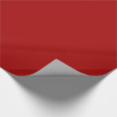 Dunkelkandy Apple Red Glossy Wrapping Paper Geschenkpapier (Ecke)