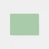 Dunkelmeergrün Post-it Klebezettel (Vorderseite)