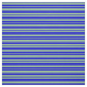 Dunkelmeergrün und blaues Muster Stoff (Muster)