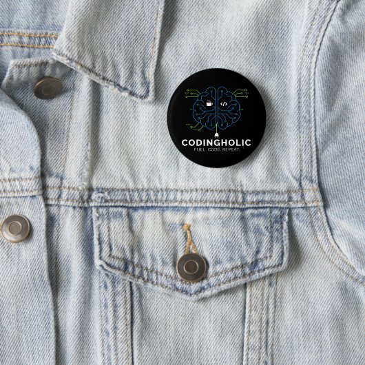 Dunkelmodus-Coder-Button-Nerd-Geek-Tech-Pin-Swag Button (Beispiel)