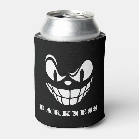 Dunkelmonstergesicht Dosenkühler (Kanne Vorderseite)