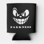 Dunkelmonstergesicht Dosenkühler (Vorderseite)