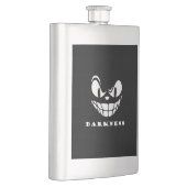 Dunkelmonstergesicht Flachmann (Rechts)