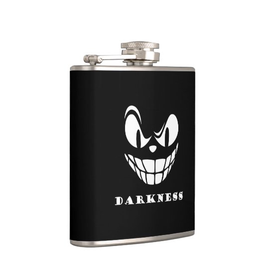 Dunkelmonstergesicht Flachmann (Rechts)