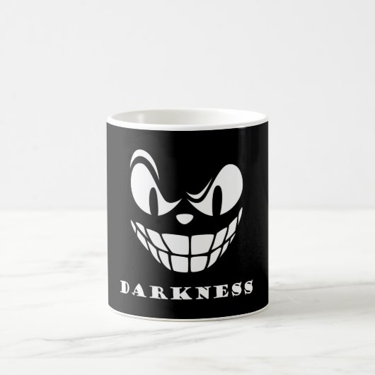 Dunkelmonstergesicht Kaffeetasse (Mittel)