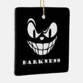 Dunkelmonstergesicht Keramikornament (Rechts)