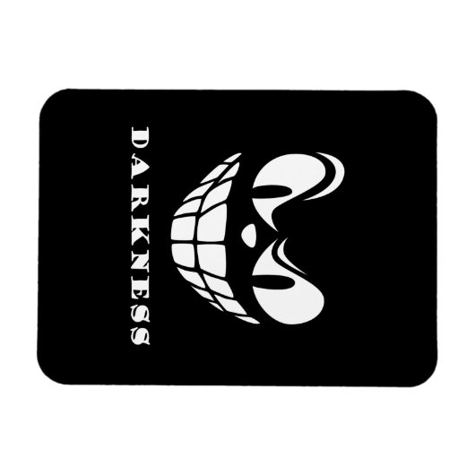 Dunkelmonstergesicht Magnet (Horizontal)