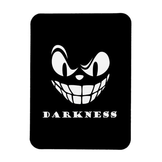 Dunkelmonstergesicht Magnet (Vertikal)