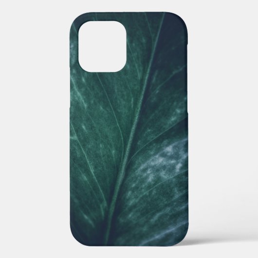 Dunkelmoody Leaf Blumendesign Case-Mate iPhone Hülle (Rückseite)