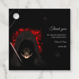 Dunkelmooody-gotischer Schädel-halloween Geschenkanhänger