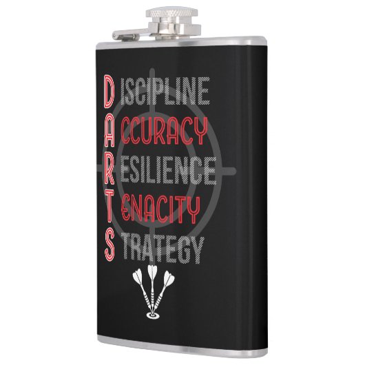 DUNKELN: Die Kernprinzipien Flask 8 oz. Flachmann (Links)