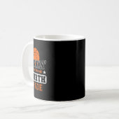 Dunkeln meinen Weg durch 4. Klasse Basketball Back Kaffeetasse (Vorderseite Links)
