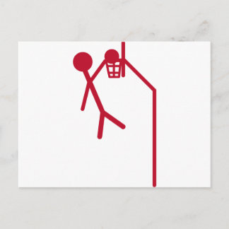 dunkeln postkarte
