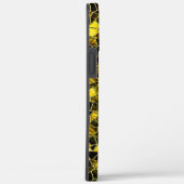 Dunkelocher und gelbes Mosaik, Option Line Splitti Case-Mate iPhone Hülle (Rückseite / Rechts)