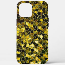 Dunkelocher und gelbes Mosaik, Option Line Splitti Case-Mate iPhone Hülle