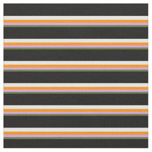 Dunkelofengrün, Pflaumen, Dunkelorange, Weiß und S Stoff