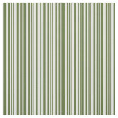 Dunkelolie, grüne und weiße Streifen Stoff (Muster)