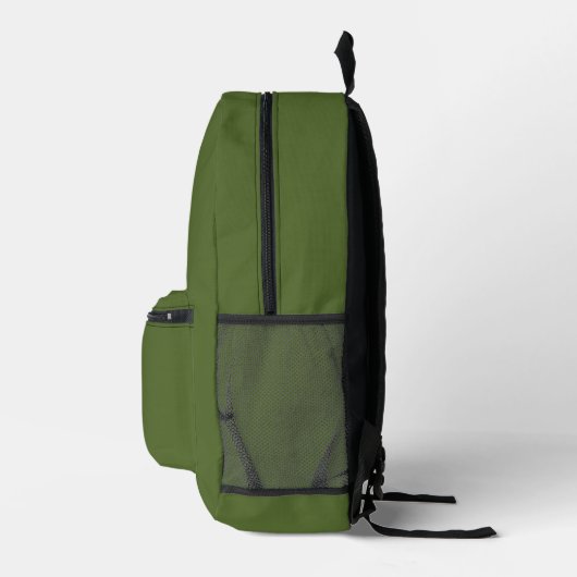 Dunkelolive Green Rucksack (Rechts)