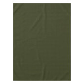Dunkelolivengewebe Tischdecke (Vorderseite)