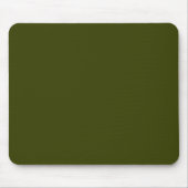 Dunkelolivengrün (feste Farbe) Mousepad (Vorne)