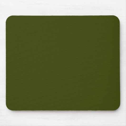 Dunkelolivengrün (feste Farbe) Mousepad (Vorne)