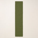 Dunkelolivengrün, solide Farbe Schal<br><div class="desc">Dunkelolivengrün,  solide Farbe. Moderne Farbe.</div>