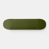 Dunkelolivengrün, solide Farbe Skateboard (Horizontal)