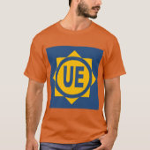 Dunkelorange Dunkelbasische T-Shirts Design UE (Vorderseite)