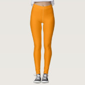Dunkelorange Leggings (Vorderseite)