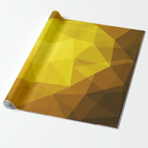 Dunkelorange polygonal. Eine komplett neue Farbtön Geschenkpapier