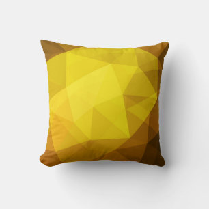 Dunkelorange polygonal. Eine komplett neue Farbtön Kissen