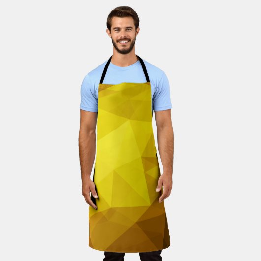 Dunkelorange polygonal. Eine komplett neue Farbtön Schürze (Getragen)