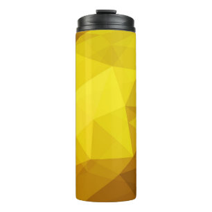 Dunkelorange polygonal. Eine komplett neue Farbtön Thermosbecher