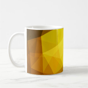 Dunkelorange polygonal. Eine völlig neue Farbillus Kaffeetasse