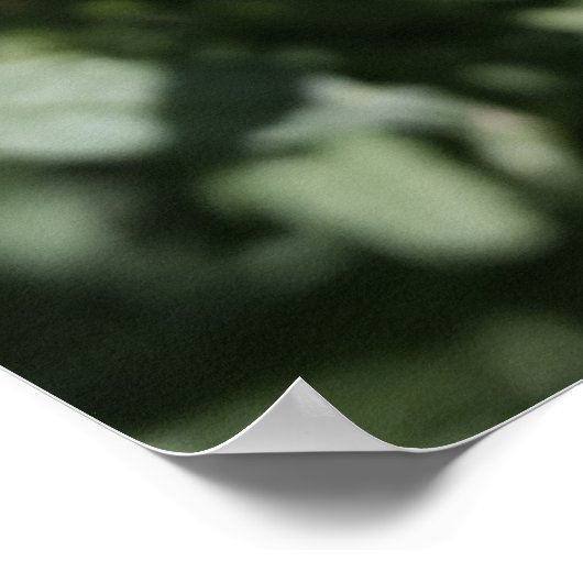 Dunkelorange Poster (Ecke)