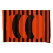 Dunkelorange reversible kissenbezug (Vorderseite)