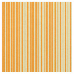 Dunkelorange- und Tan-farbenes Linse/Streifenmuste Stoff