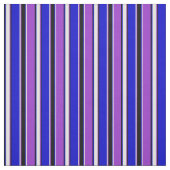 Dunkelorchid, hellgelb, blau und schwarz stoff (Muster)