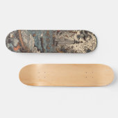 Dunkelpsychedelischer Leuchtturm Skateboard (Horizontal)