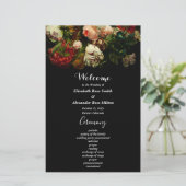 Dunkelromantische, launische Hochzeitsfeier (Stehend Vorderseite)