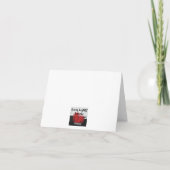 Dunkelromantische niedliche Gothemmerin mit Geburt Karte (Rückseite)