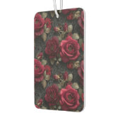 Dunkelromantische Rote Rosen und Buds an der schwa Autolufterfrischer (Links)