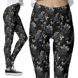 Dunkelromantische Schwarze Rose Fantasie Vintag Go Leggings<br><div class="desc">Gothic Black Rose Leggings | Vintage Dunkle Fantasy-Attrappe Treten Sie in das geheimnisvolle Reich meiner gotischen Schwarzen Rose Leggings, mit einem bezaubernden Muster aus miteinander verflochtenen Blätter, Dornen und tiefblau-schwarzen Rose. Diese Leggings sind perfekt für die Dark Side geeignet und harmonieren nahtlos mit gotischen und blühenden Elementen, mit einem etwas...</div>