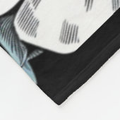 Dunkelromantische Spinne Fleecedecke (Ecke)