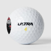 Dunkelromantische Spinne Golfball (Logo)
