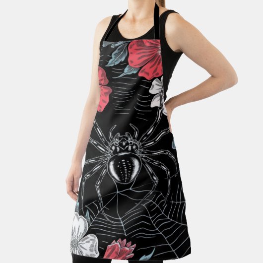 Dunkelromantische Spinne Schürze (InSitu)