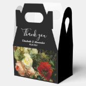 Dunkelromantische, stimmungsvolle Blume Geschenkschachtel (Geöffnet)