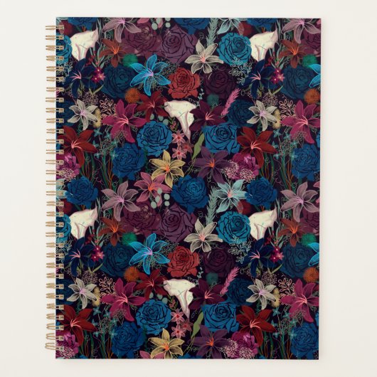 Dunkelromantisches Muster Planer (Vorderseite)