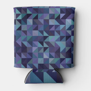 Dunkelrosa, blau: Dreieck-Mosaik. Dosenkühler